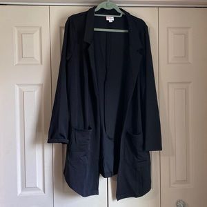 LulaRoe Gwen blazer, Black XL
